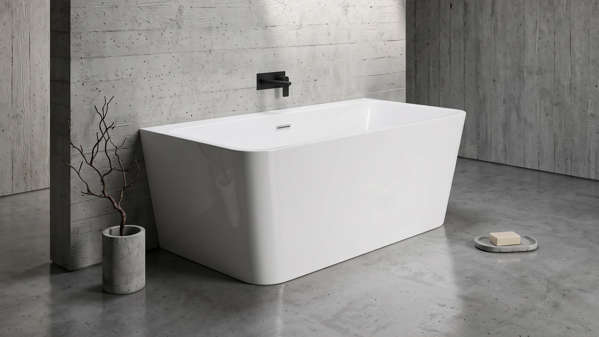 Back to Wall Baths: UK Guide to Sizes, Taps and Showers