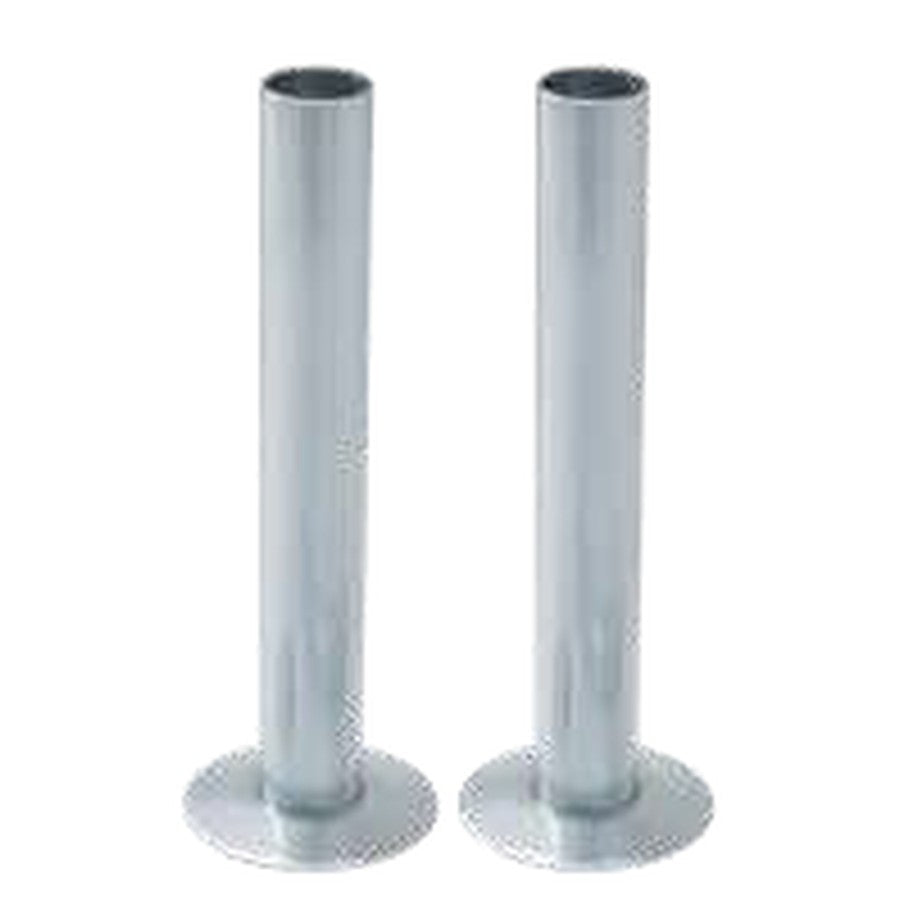 15mm Radiator Pipes & Rosettes, Chrome