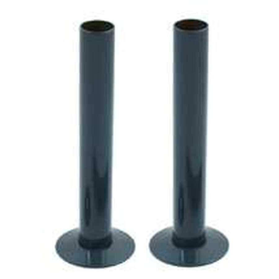 15mm Radiator Pipes & Rosettes, Anthracite