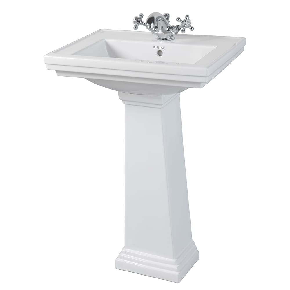 Astoria Deco Small Basin & Pedestal