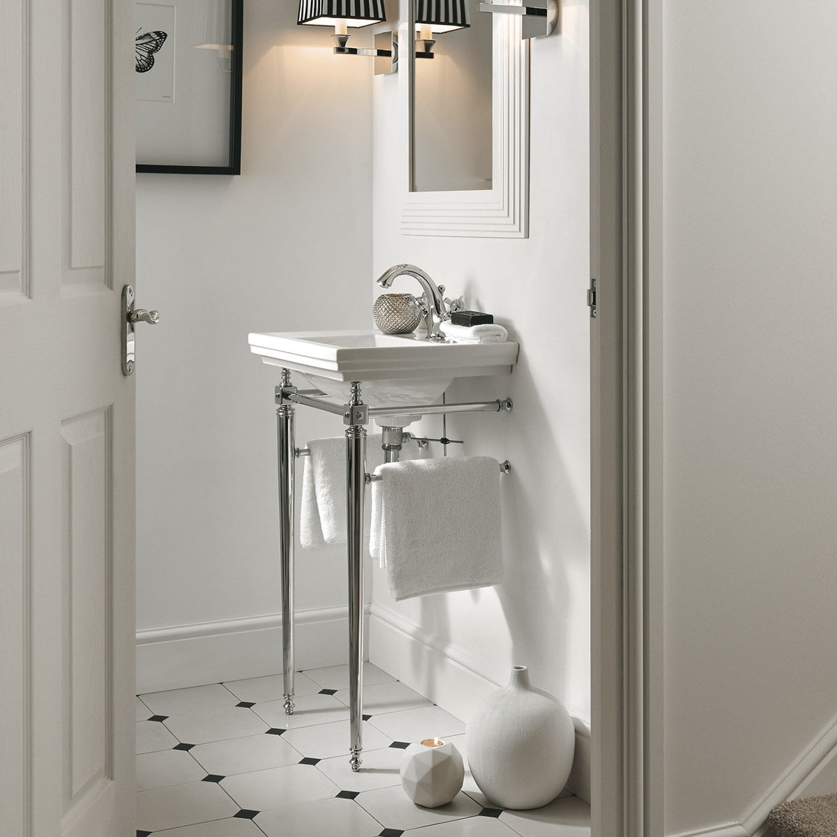 Astoria Deco Cloak Basin & Stand