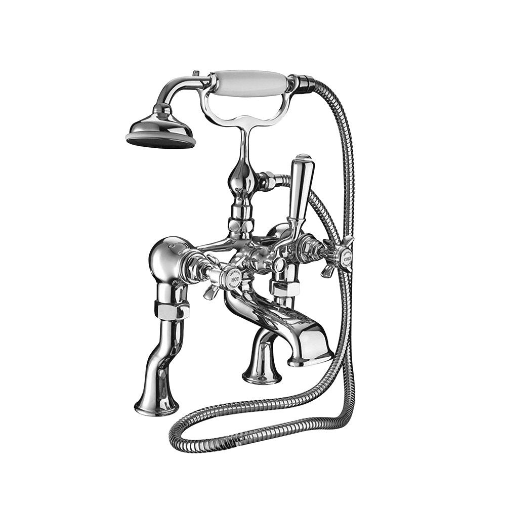 Edwardian Deck Mounted Bath Shower Mixer