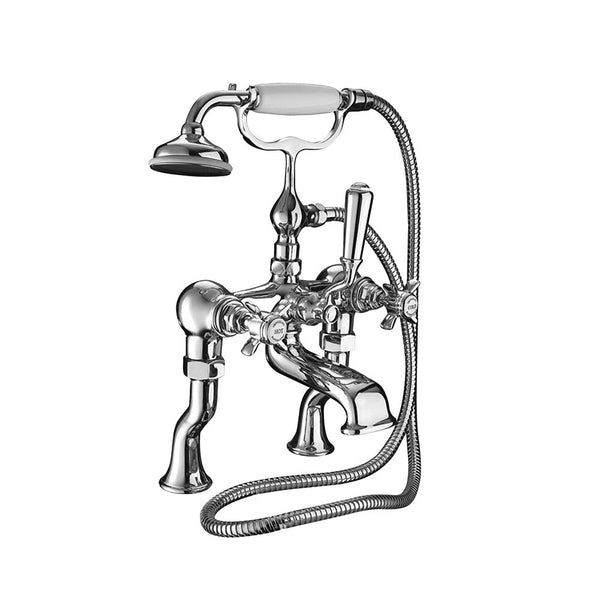 Edwardian Deck Mounted Bath Shower Mixer