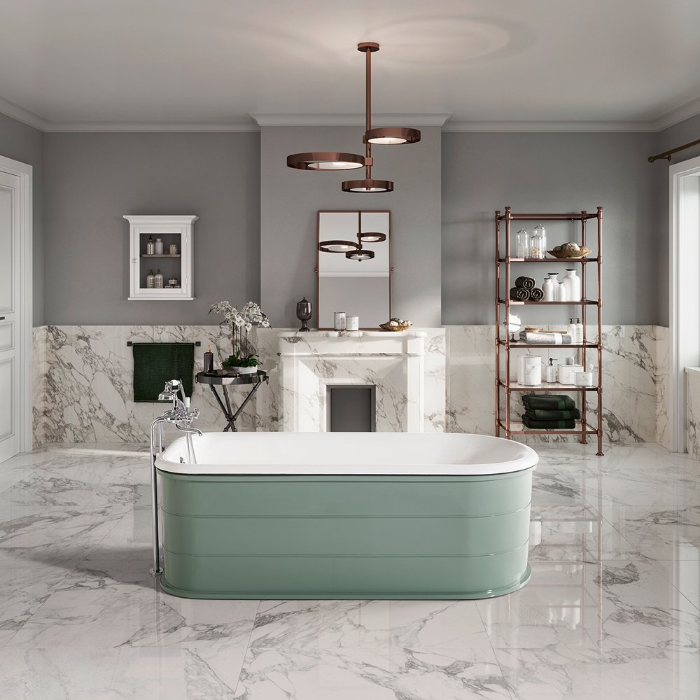 Carlyon Cast Iron Freestanding Bath by Imperial Bathrooms