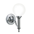 Cadiz Wall Light With Glass Shade dimensioned technical drawing