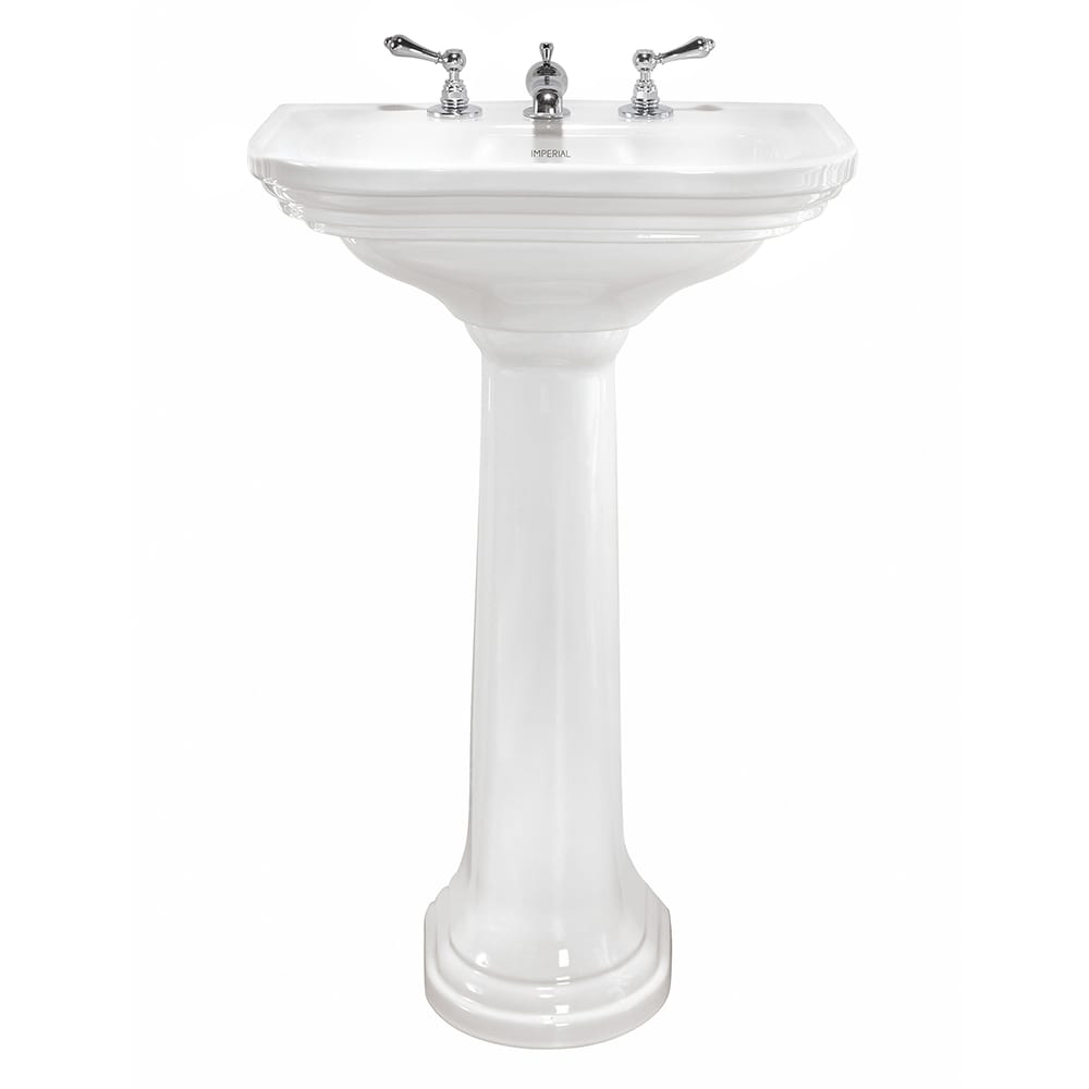 Carlyon Medium Basin & Pedestal by Imperial Bathrooms
