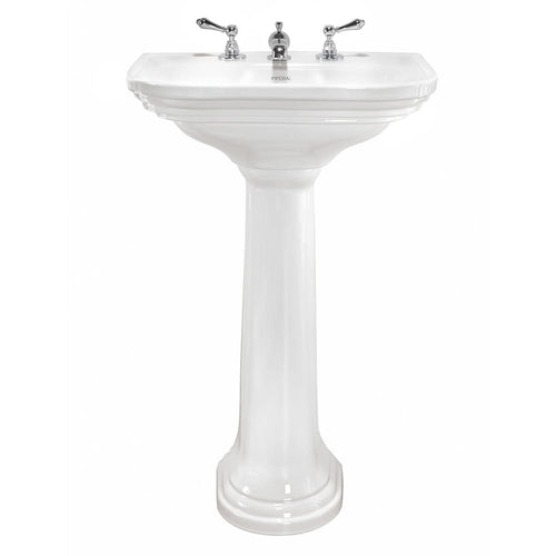 Carlyon Medium Basin & Pedestal by Imperial Bathrooms