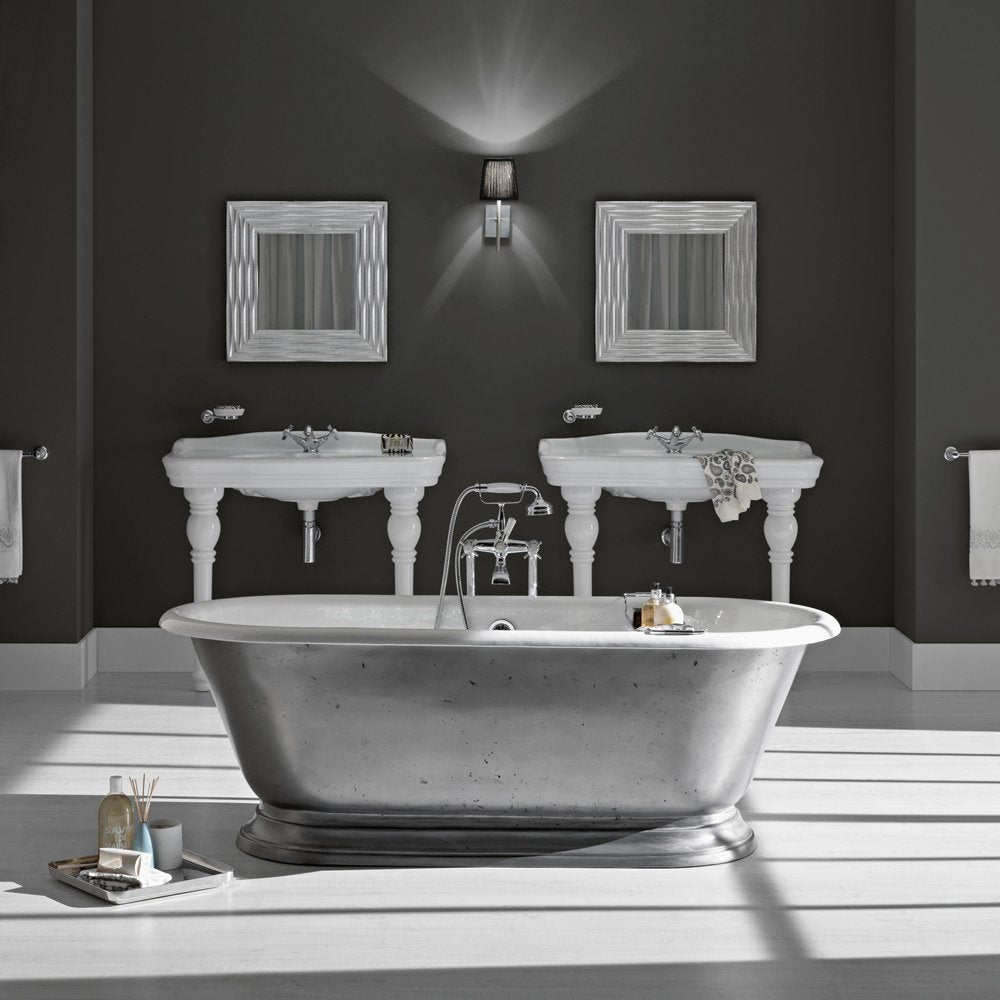Dovedale Free Standing Bath 154 X 78 Primed Fin 2 Tap