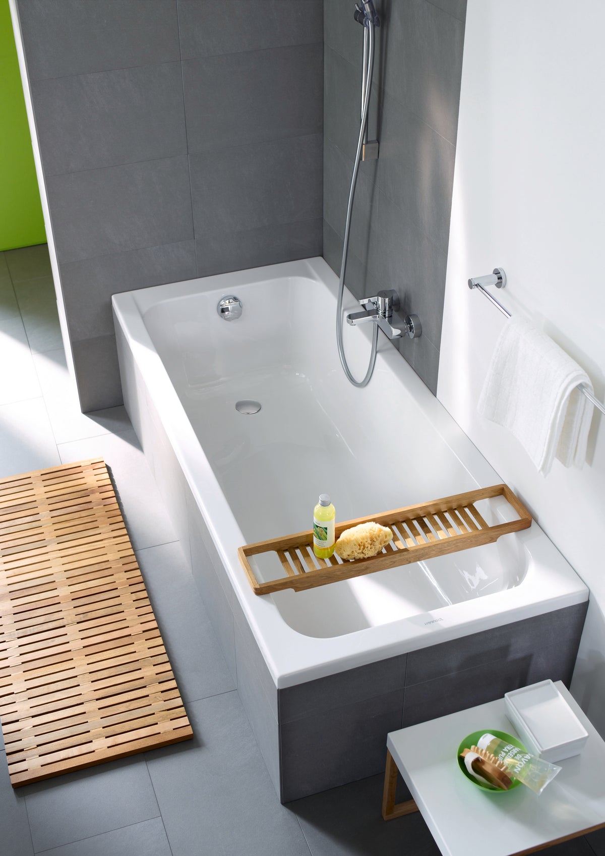 Duravit D-Code Bath, in a bathroom setting