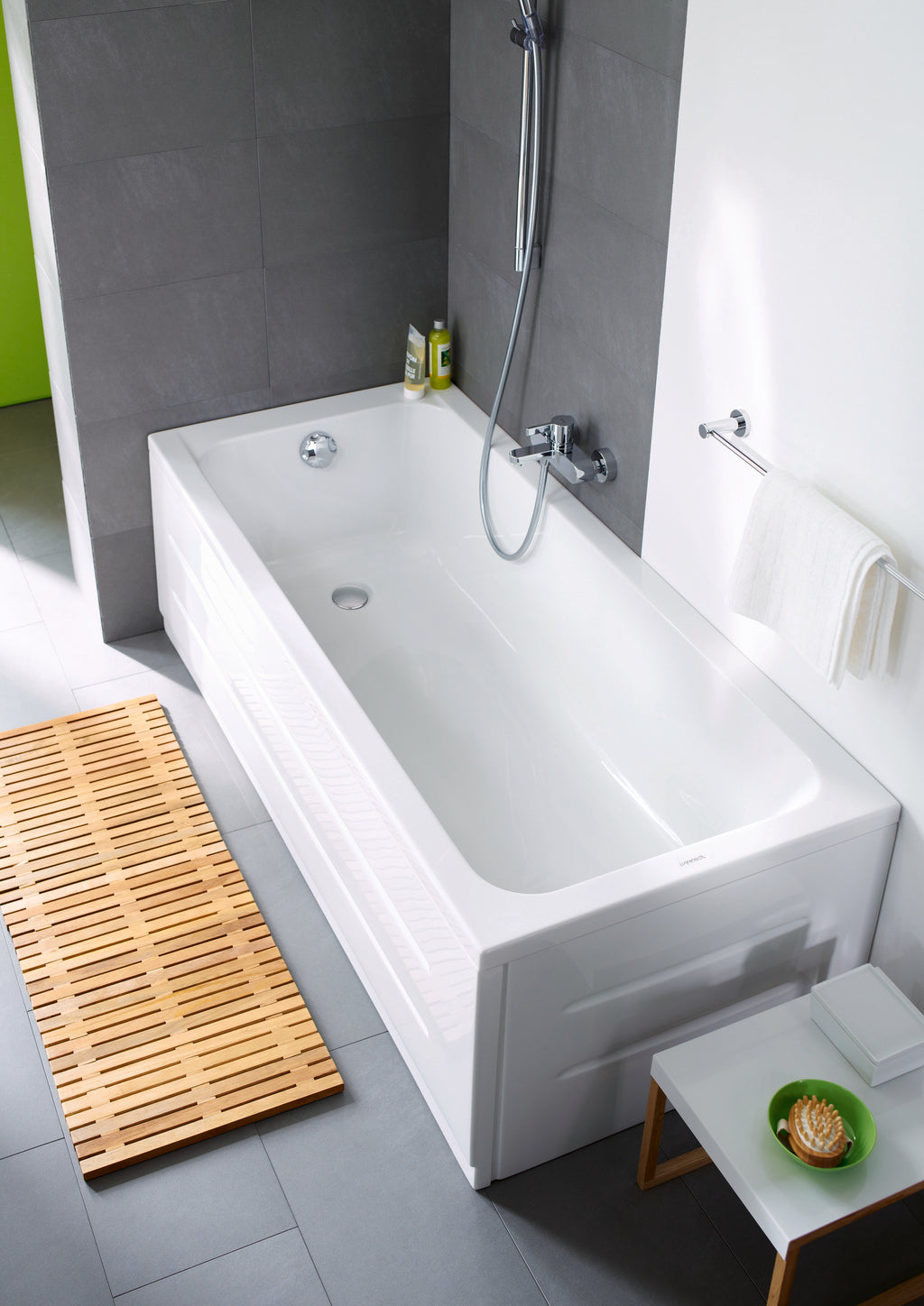 Duravit D-Code Bath, in a bathroom setting