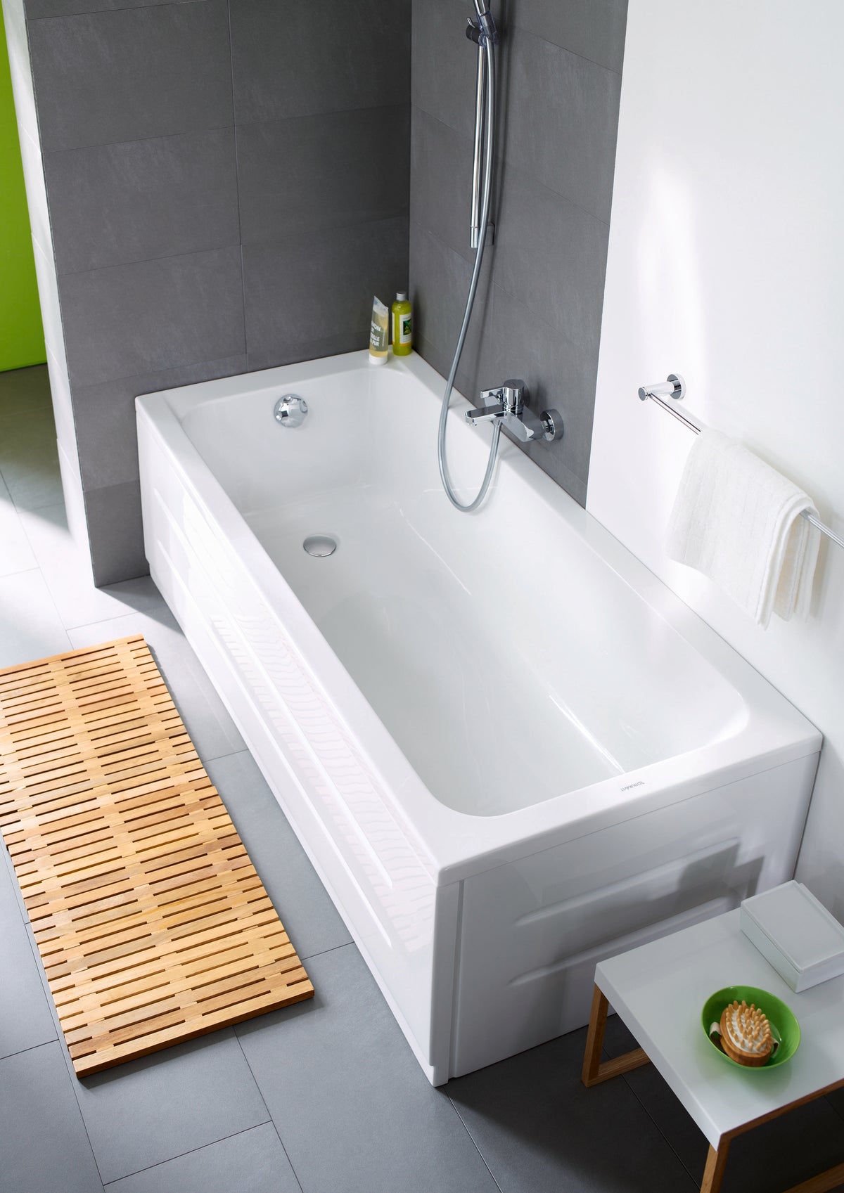 Duravit D-Code Bath, in a bathroom setting