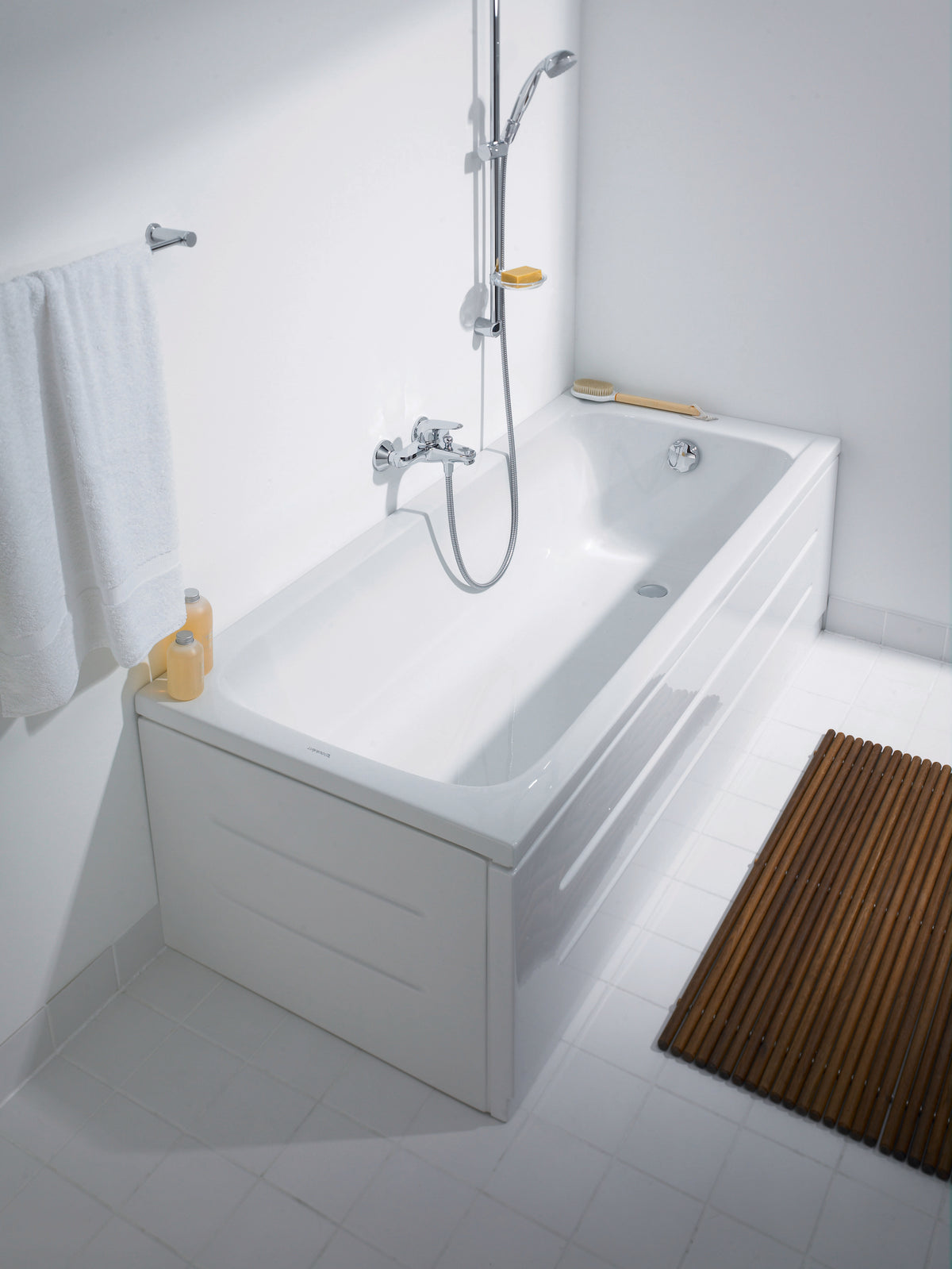 Duravit D-Code Bath, in a bathroom setting