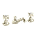 Edwardian 3-Hole Basin Mixer in Brushed Nickel