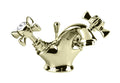 Edwardian Basin Mono Mixer in Antique Gold