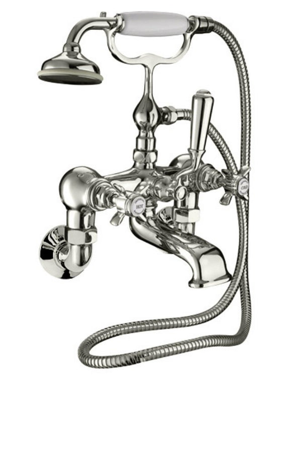Edwardian Wall Mounted Bath Shower Mixer