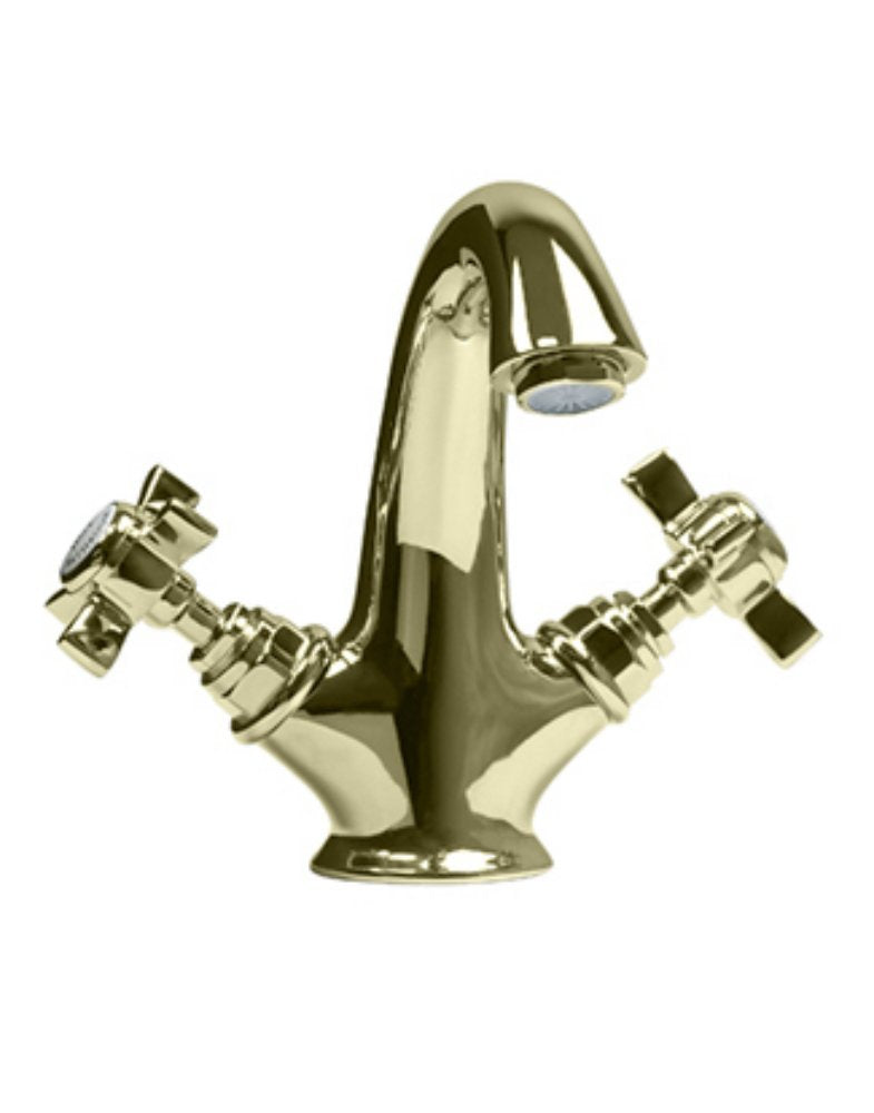 Edwardian Tall Basin Mono in Antique Gold