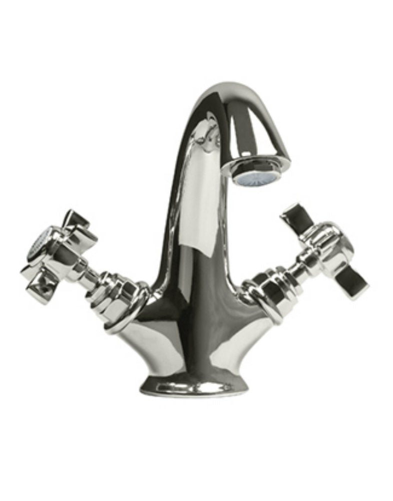 Edwardian Tall Basin Mono in Polished Nickel