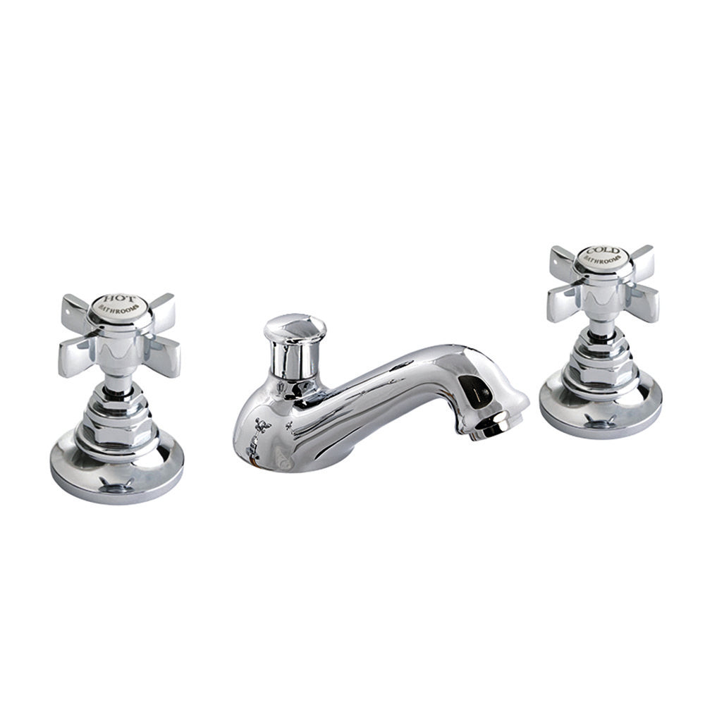 Edwardian 3-Hole Basin Mixer