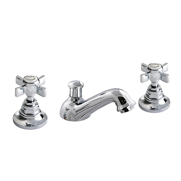 Edwardian 3-Hole Basin Mixer