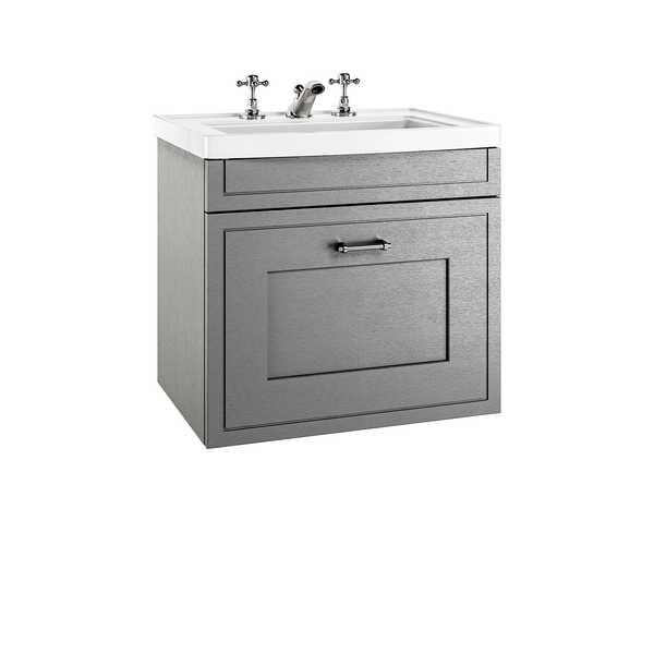 Fradley Medium Wall Hung 1-Drawer Vanity Unit & Basin