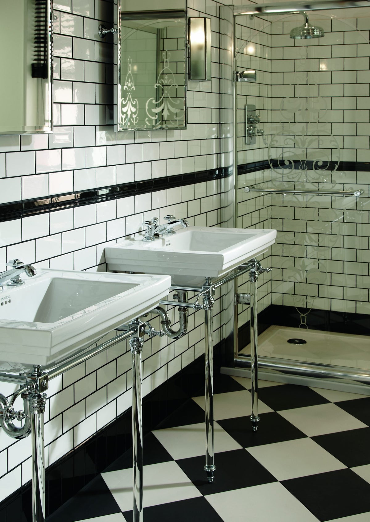 Astoria Deco Large Basin & Stand
