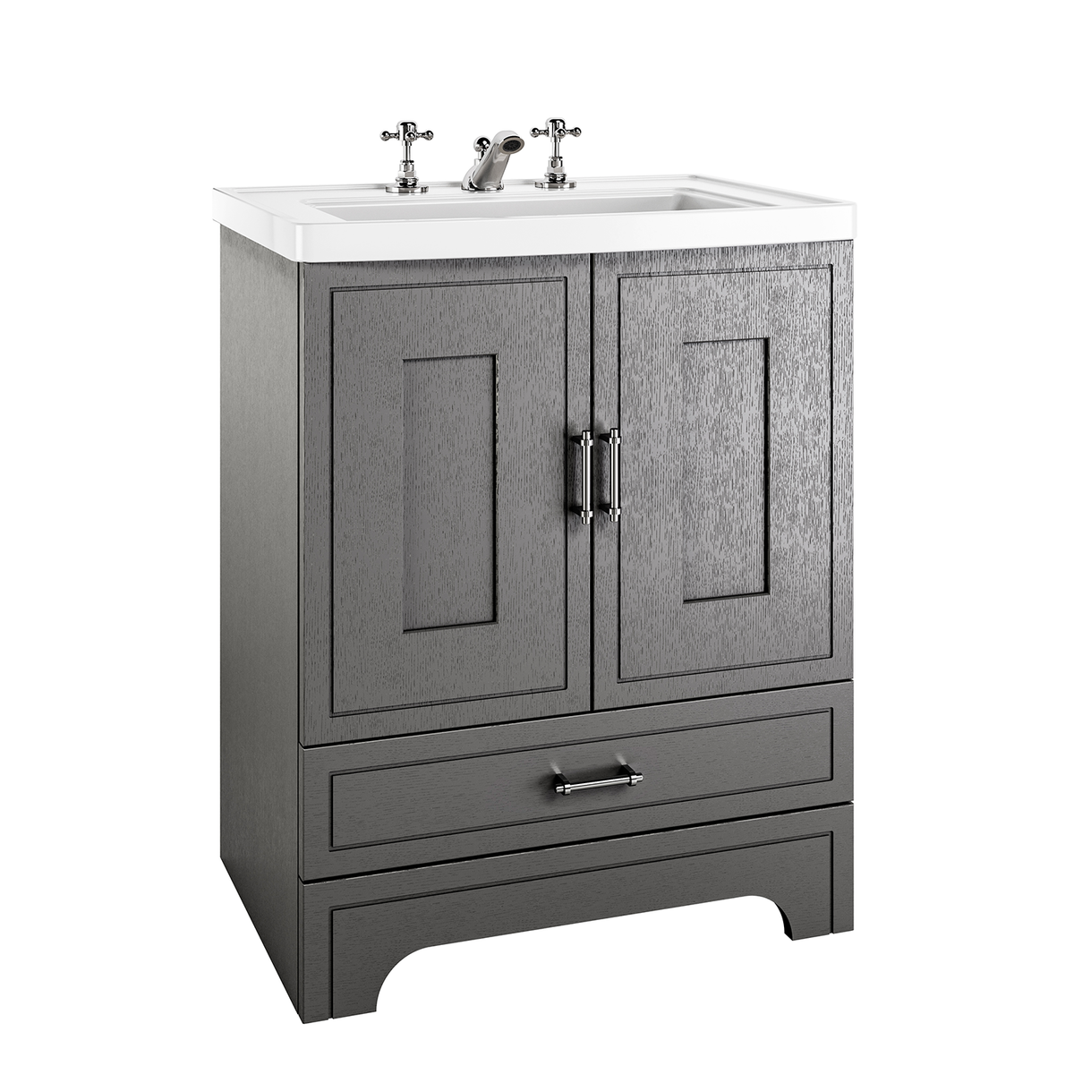 Fradley 2-Door 1-Drawer Vanity Unit & Basin