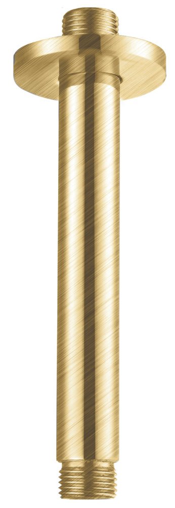 Lichfield 120mm Round Ceiling Arm in Brushed Brass