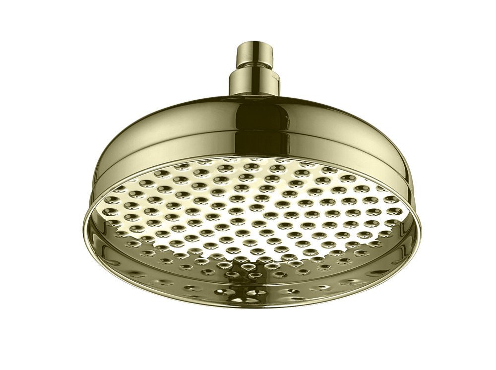 Lichfield 200mm Shower Head in Antique Gold