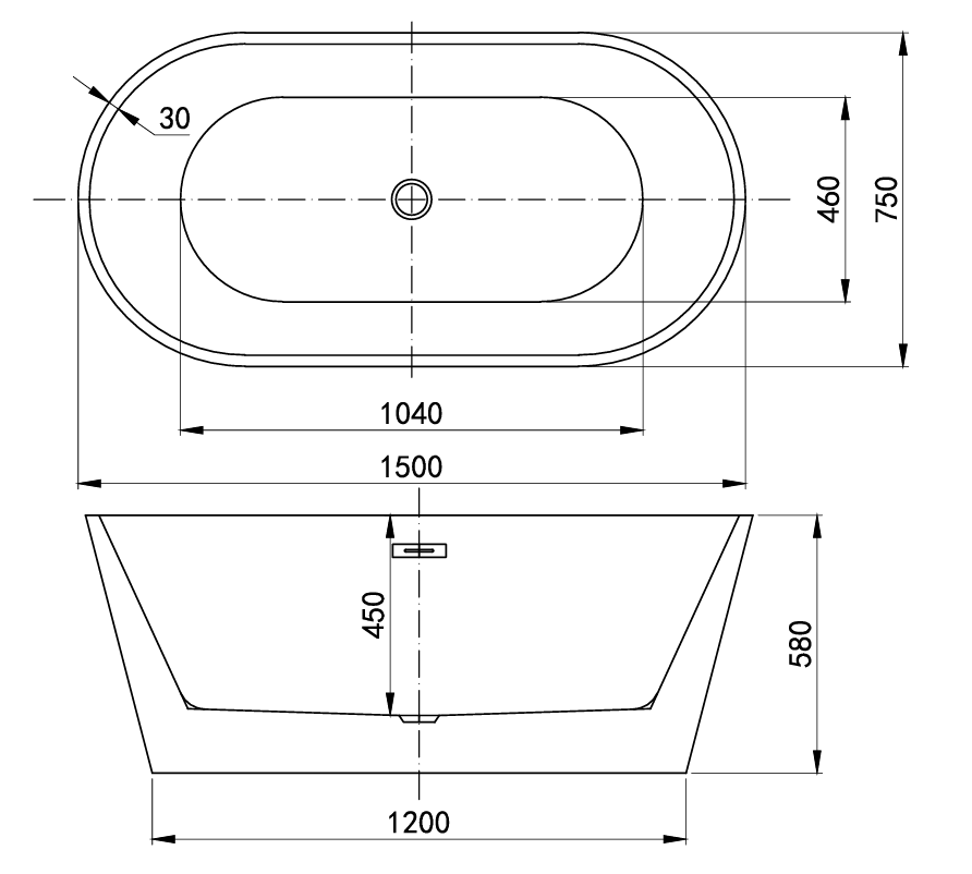 Quatra Freestanding Bath