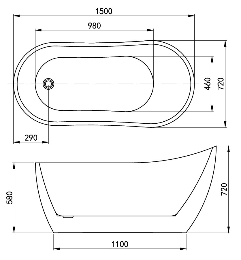 Mona Freestanding Bath