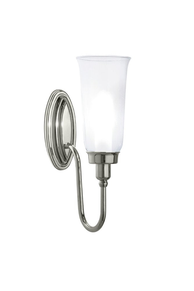Avila Single Avila Wall Light With Glass Shade