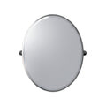Jules Framed Mirror (Oval) in Chrome