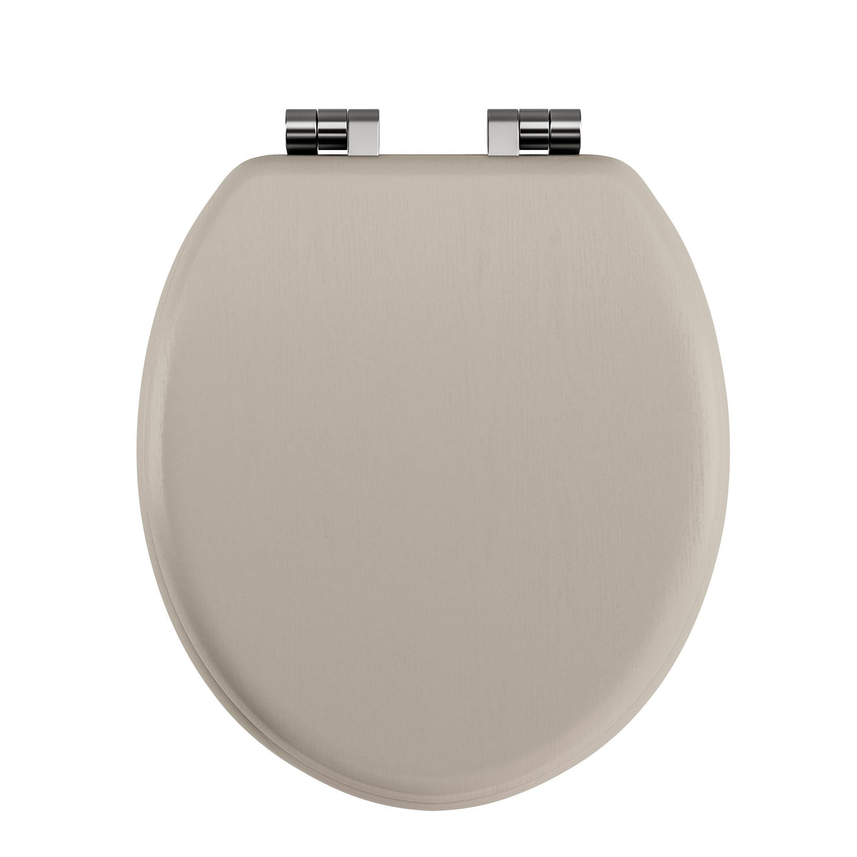 Lichfield Close Coupled Toilet in Chrome, Cashmere Grained, Chrome