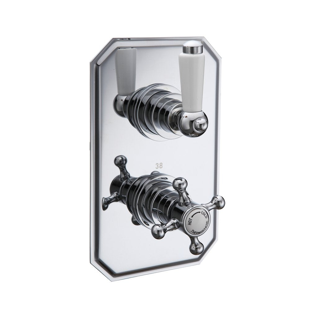 Lichfield Concealed Shower Valve & Plate, 1 Outlet