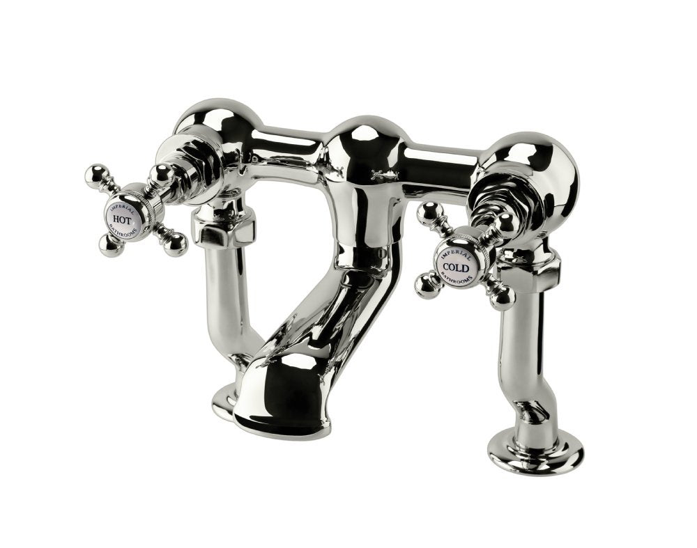 Lichfield Deck Mounted Filler Tap in Polished Nickel