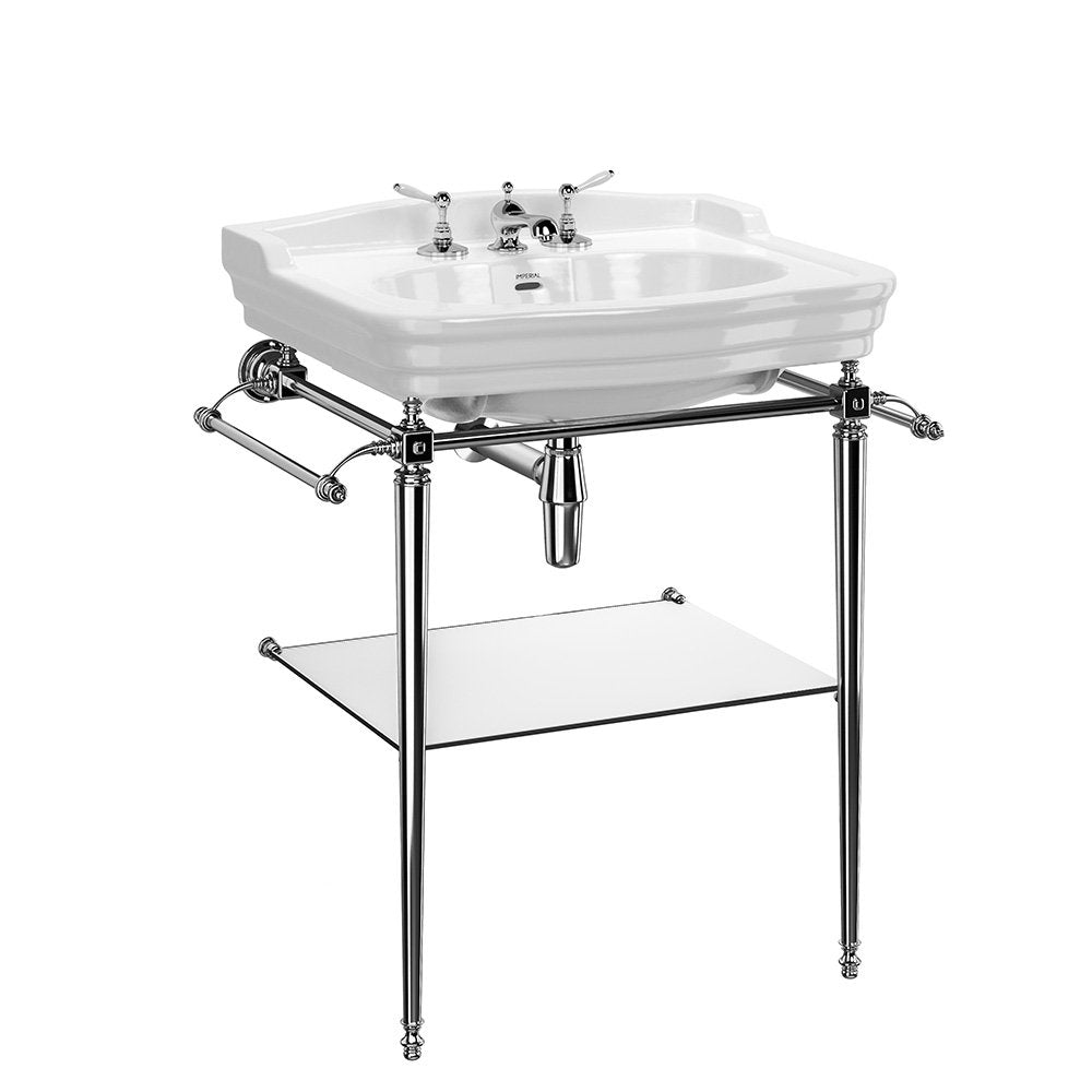 Regent Basin & Hampton Stand in Chrome, 1 tap hole