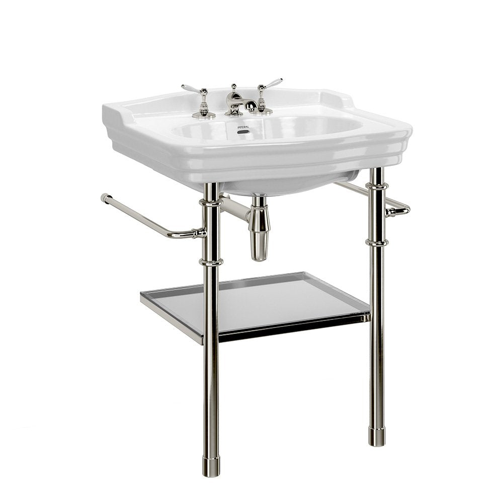 Regent Basin & Charlotte Stand in Chrome, 1 tap hole