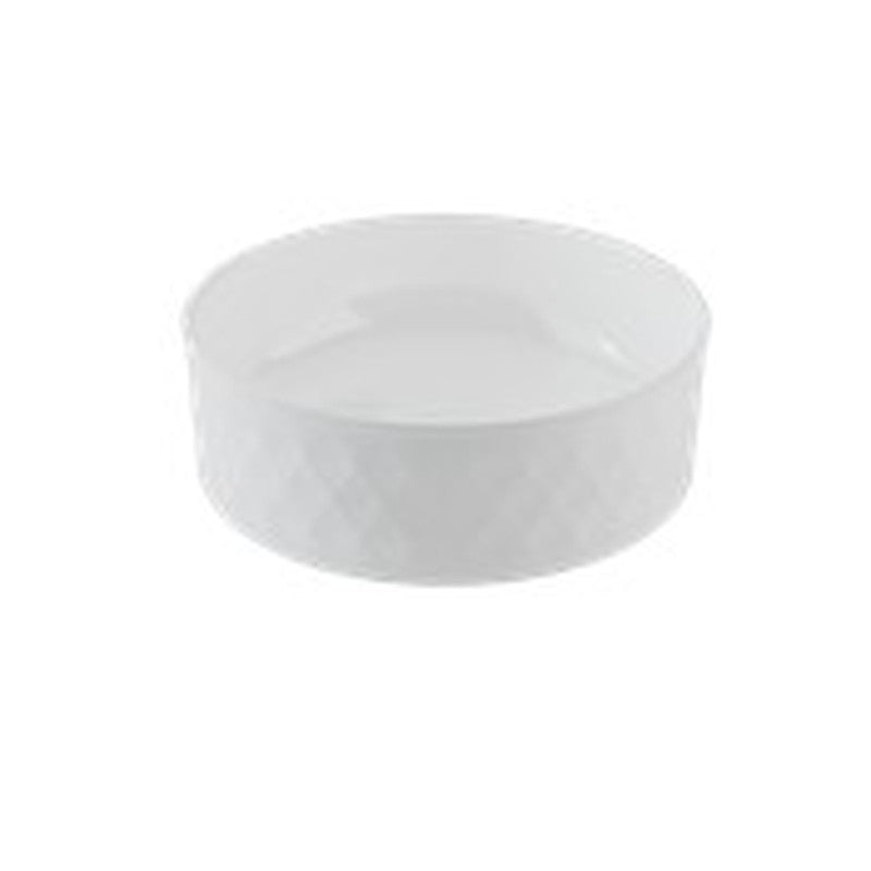 Abstra textured round countertop basin