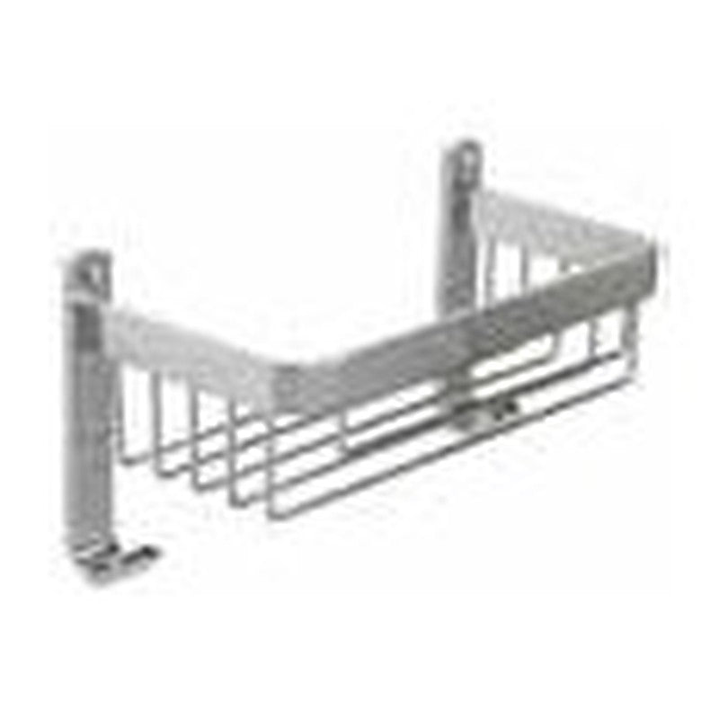 Aluminium shower basket, large wall basket