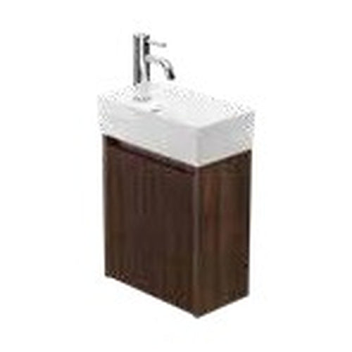 Amora 400mm Wall Hung Vanity Unit & Basin, 1 Door