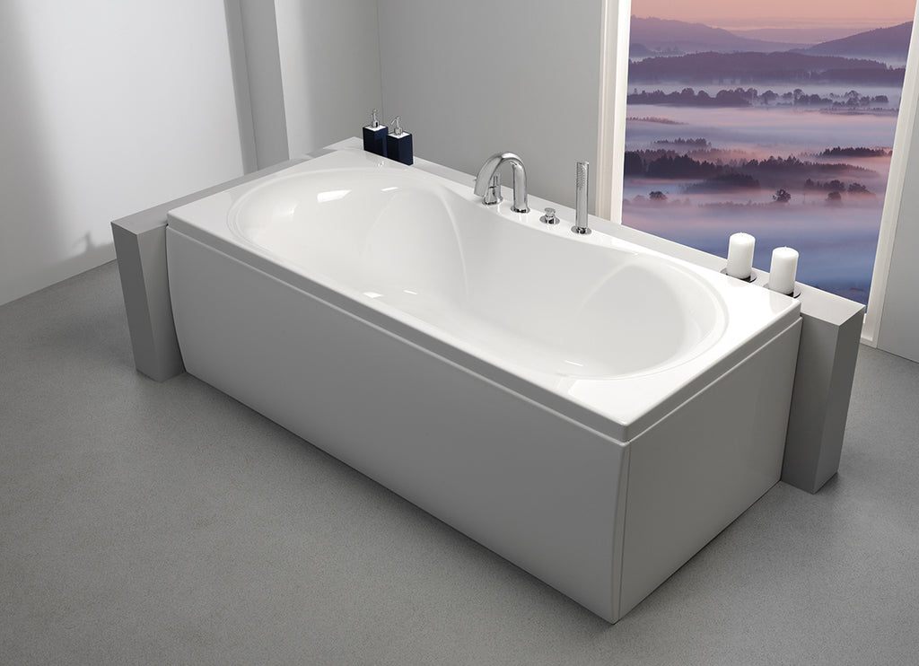 Carron Arc Double Ended Bath, in a bathroom setting