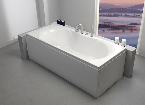 Carron Arc Double Ended Bath, in a bathroom setting