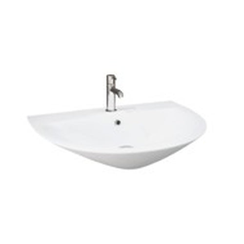 Arezza 550mm semi-recessed basin