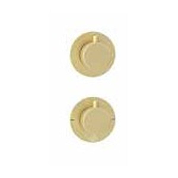 Artisa Concealed Shower Valves, 2 Outlet – Brushed Brass