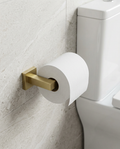 Artisa Curved Toilet Roll Holder in a bright modern bathroom