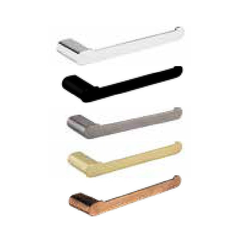 Artisa Curved Towel Holder in chrome, matt black, gunmetal, brushed brass and brushed bronze