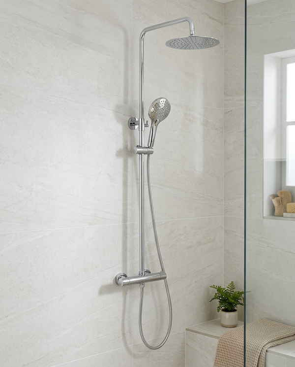 Artisa Exposed Thermostatic Drench Shower