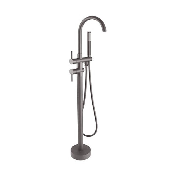 Artisa Freestanding Bath Shower Mixer in gunmetal