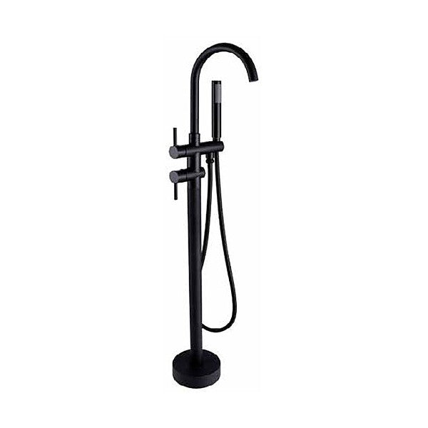 Artisa Freestanding Bath Shower Mixer in matt black
