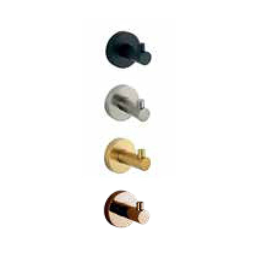 Artisa Robe Hook, round, in a choice of finishes
